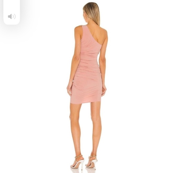 Michael Costello x Revolve NWT Kimberly Mini Dress in Light Mauve size Small - Picture 3 of 9
